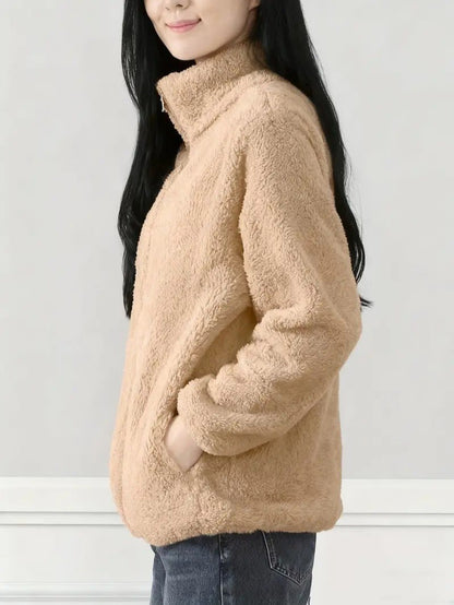 VogeLuxe | Veste polaire zippée pour femme 2