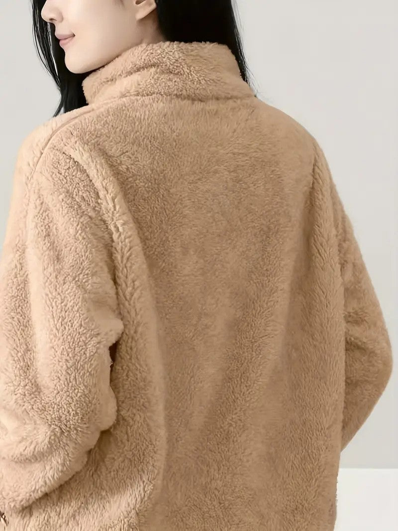 VogeLuxe | Veste polaire zippée pour femme 3
