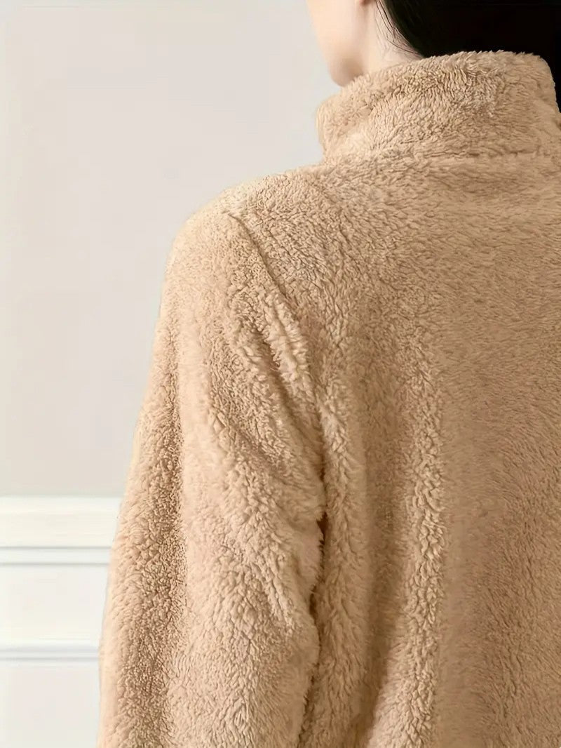 VogeLuxe | Veste polaire zippée pour femme 4