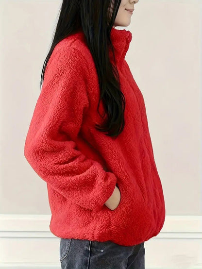 VogeLuxe | Veste polaire zippée pour femme 7