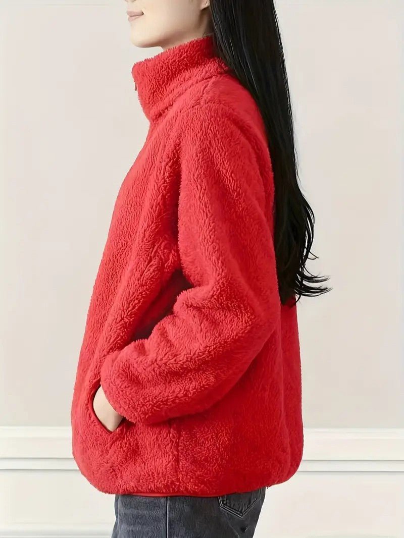 VogeLuxe | Veste polaire zippée pour femme 8