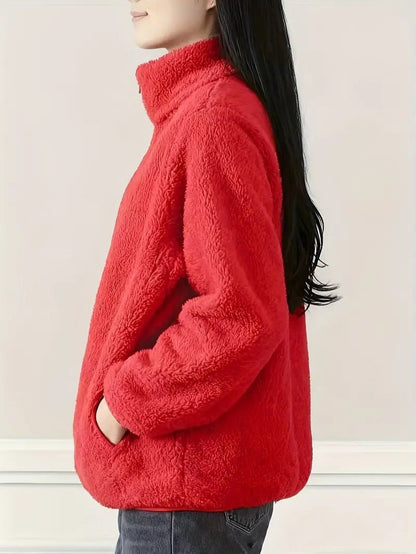 VogeLuxe | Veste polaire zippée pour femme 8