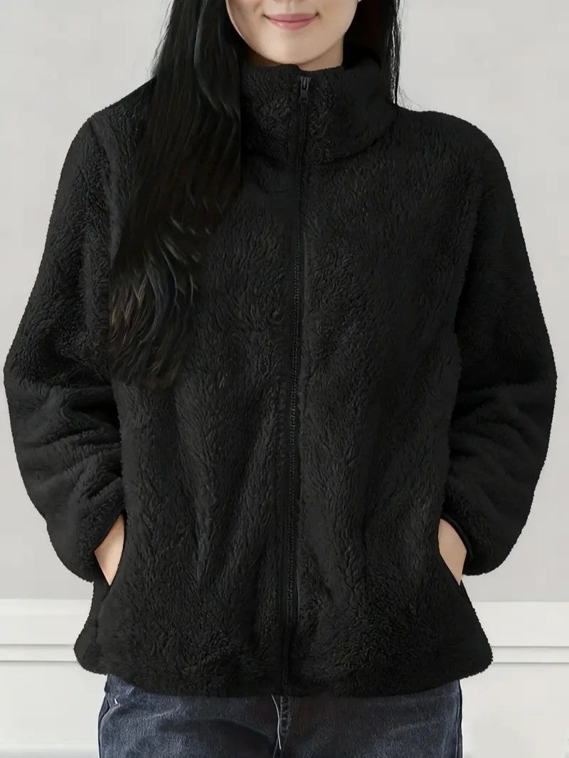 VogeLuxe | Veste polaire zippée pour femme 9
