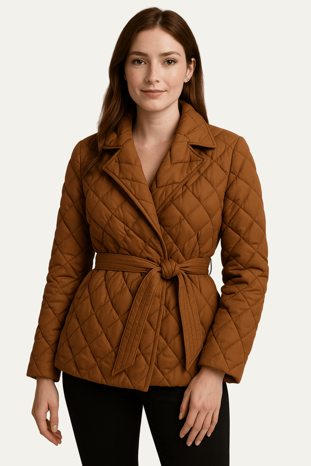 Veste femme matelassée à carreaux élégante - PanierRoyale