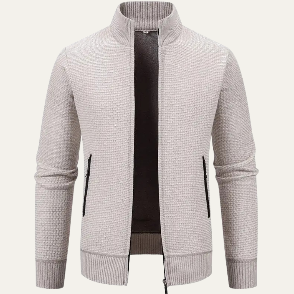 VogeLuxe | Veste pull zippée en maille pour homme 0