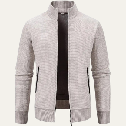 VogeLuxe | Veste pull zippée en maille pour homme 0