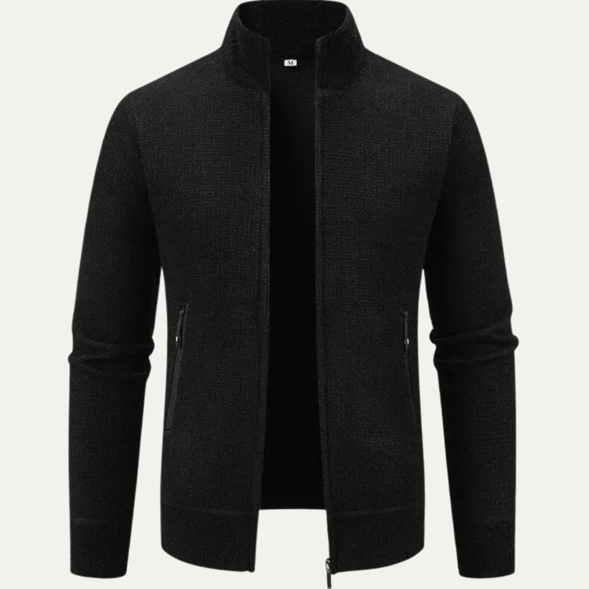 VogeLuxe | Veste pull zippée en maille pour homme 10