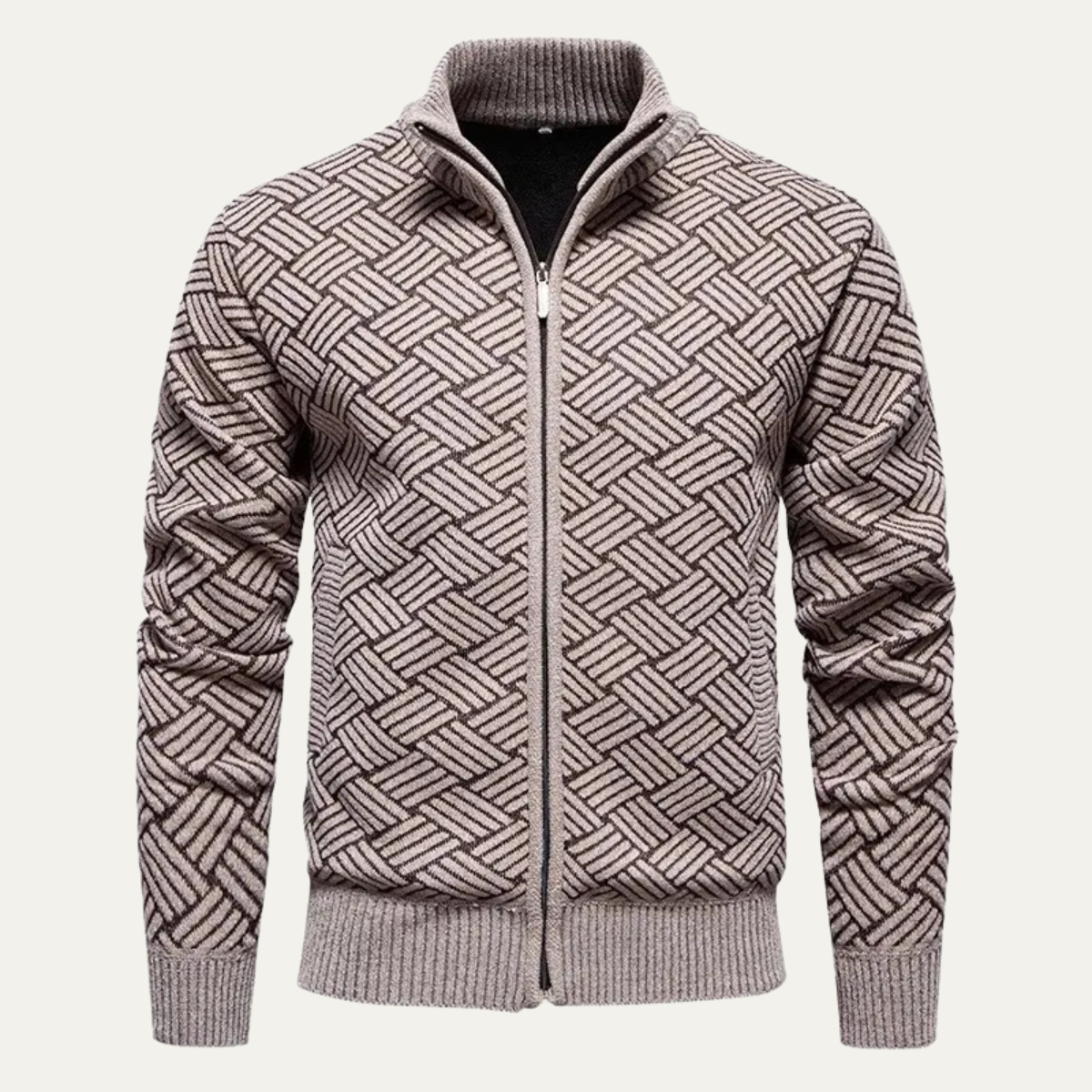 Veste en maille zippée pour homme sport