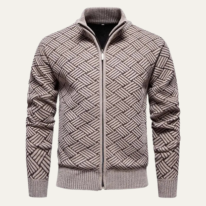 Veste en maille zippée pour homme sport