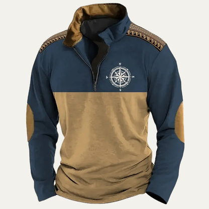 Veste en maille zippée homme sport chic