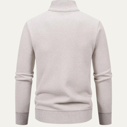 VogeLuxe | Veste pull zippée en maille pour homme 5