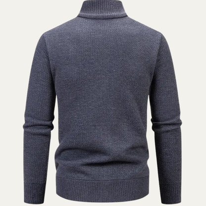 VogeLuxe | Veste pull zippée en maille pour homme 6