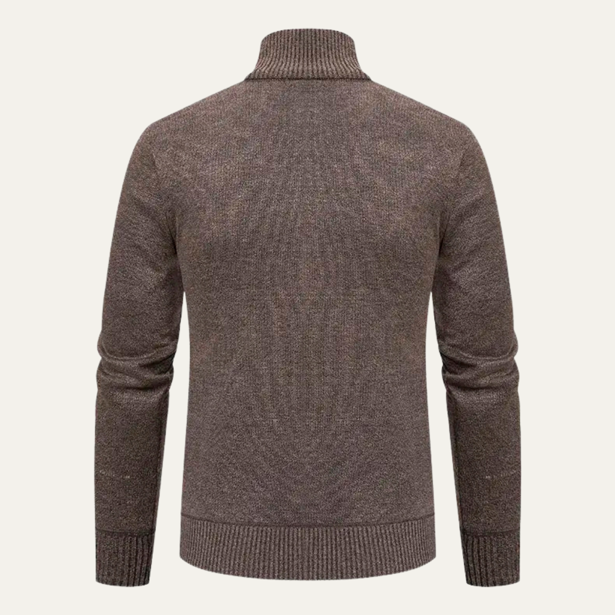 VogeLuxe | Veste pull zippée pour homme en maille losanges 6
