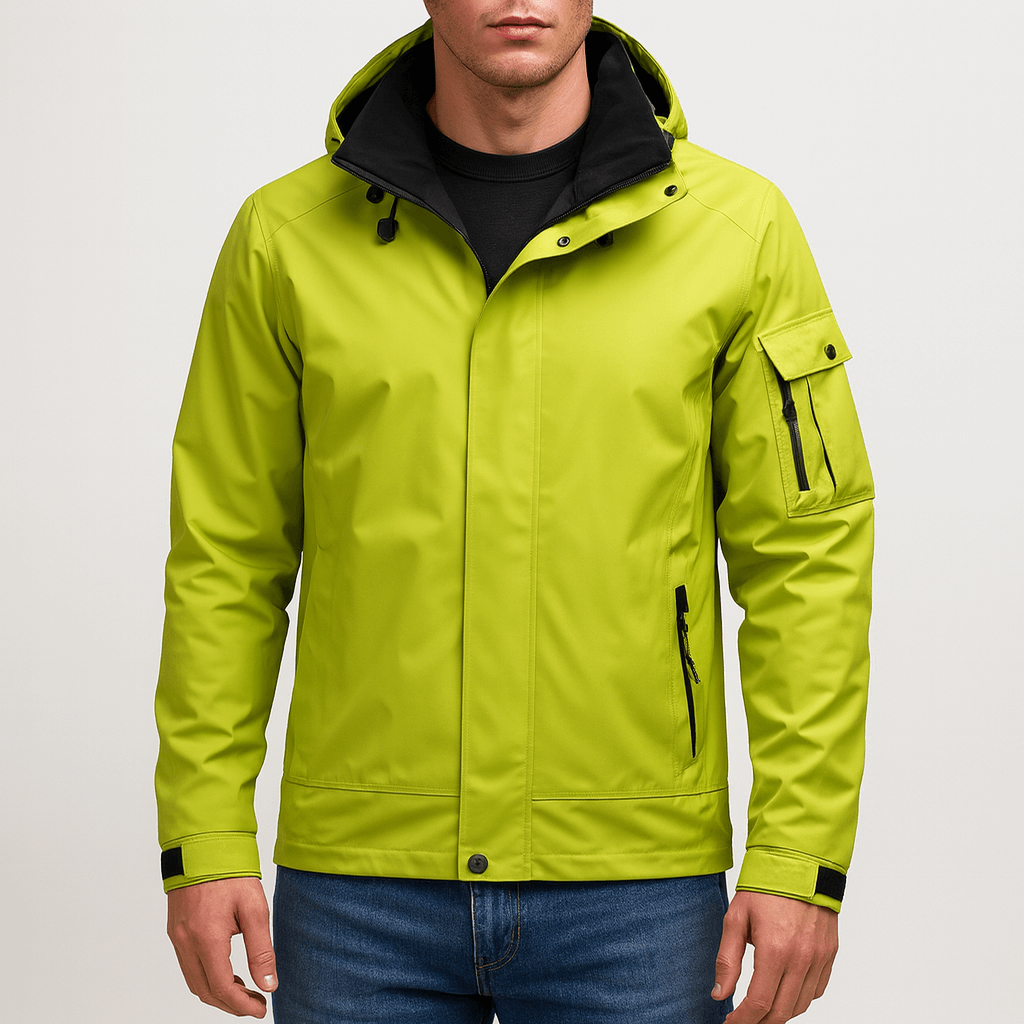 VogeLuxe | Veste softshell imperméable à capuche pour homme 3
