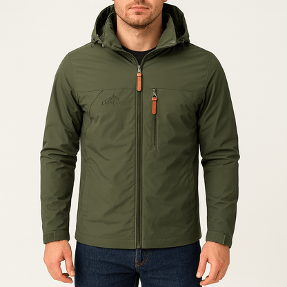 VogeLuxe | Veste softshell moderne à capuche pour homme 0