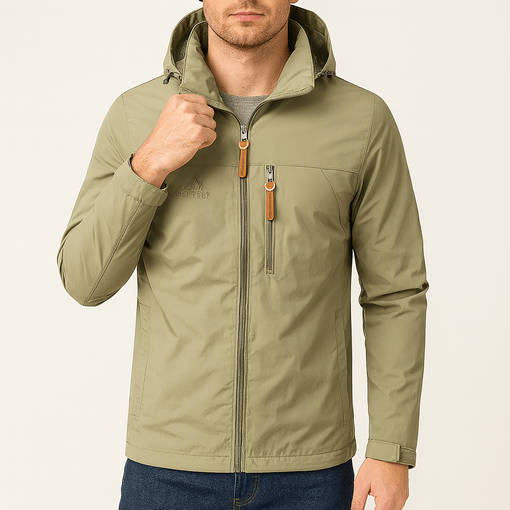 VogeLuxe | Veste softshell moderne à capuche pour homme 1