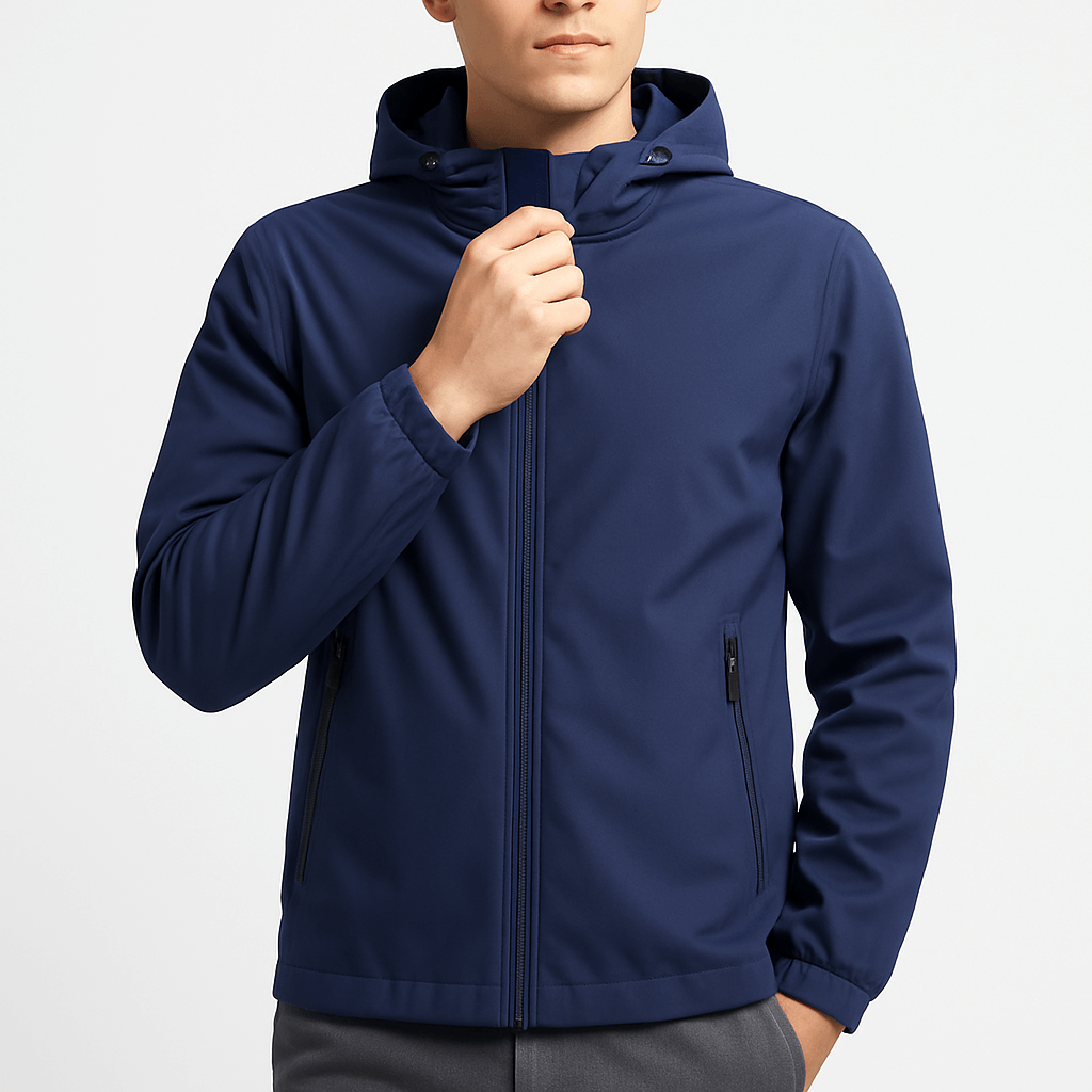 Veste de survie imperméable pour homme avec capuche