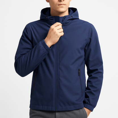 Veste de survie imperméable pour homme avec capuche