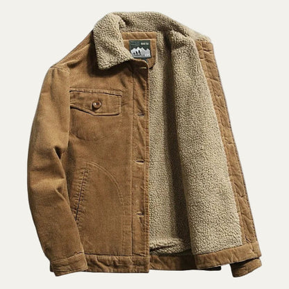 VogeLuxe | Veste trucker en velours côtelé pour homme 0
