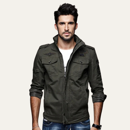 VogeLuxe | Veste utilitaire militaire pour homme 1