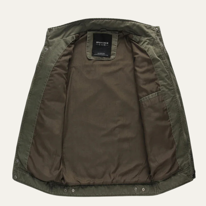 VogeLuxe | Veste utilitaire militaire pour homme à col montant 3