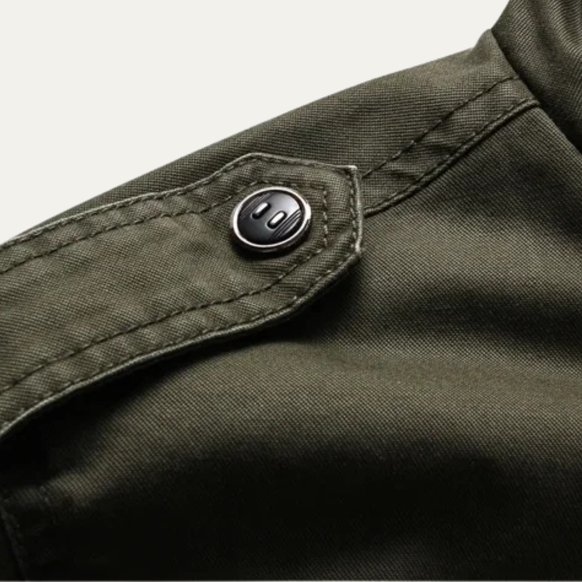 VogeLuxe | Veste utilitaire militaire pour homme à col montant 6