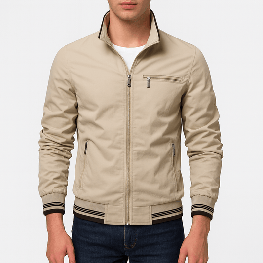 Veste en coton zippée décontractée homme - PanierRoyale