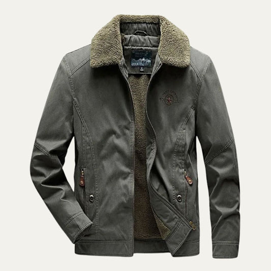 VogeLuxe | Veste zippée softshell doublée sherpa pour homme 0