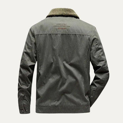 VogeLuxe | Veste zippée softshell doublée sherpa pour homme 2