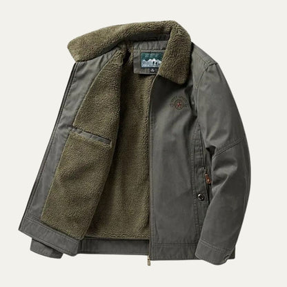 VogeLuxe | Veste zippée softshell doublée sherpa pour homme 3