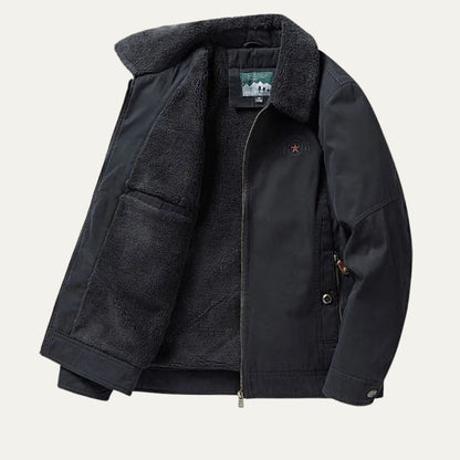 VogeLuxe | Veste zippée softshell doublée sherpa pour homme 4