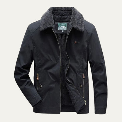 VogeLuxe | Veste zippée softshell doublée sherpa pour homme 6