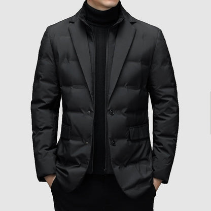 Manteau Homme Hiver Doublé et Matelassé Taille Slim - PanierRoyale