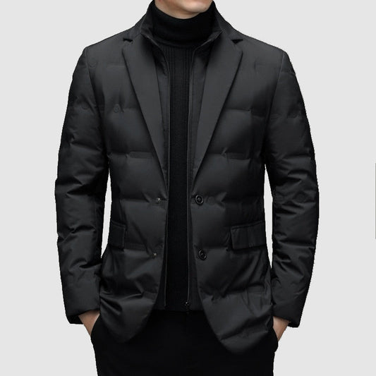 Manteau Homme Hiver Doublé et Matelassé Taille Slim - PanierRoyale