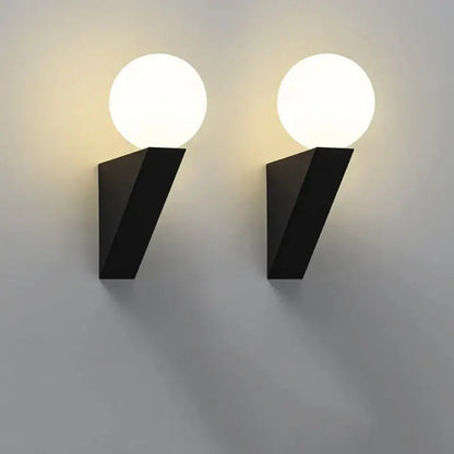 Voitia™ – Applique Murale LED Noire & Blanche Moderne avec Intensité Réglable