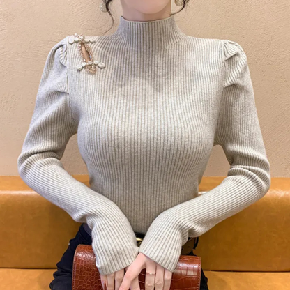 ELYSA - Pull côtelé luxueux pour femmes