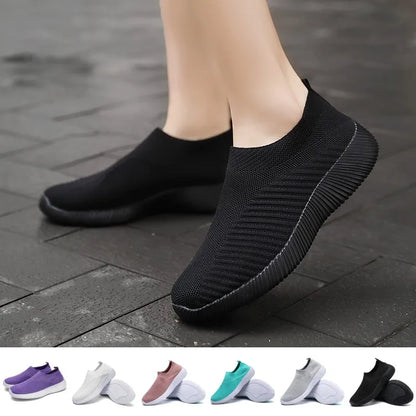 VulcaStyle™ – Baskets Femmes Slip-On Confortables et Élégantes