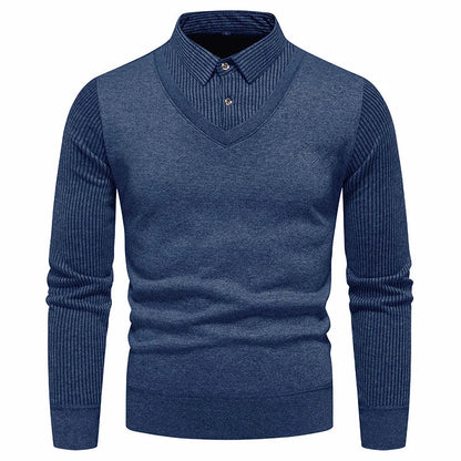 Chemise Classique 2 Pièces et Pull Slim Fit - PanierRoyale