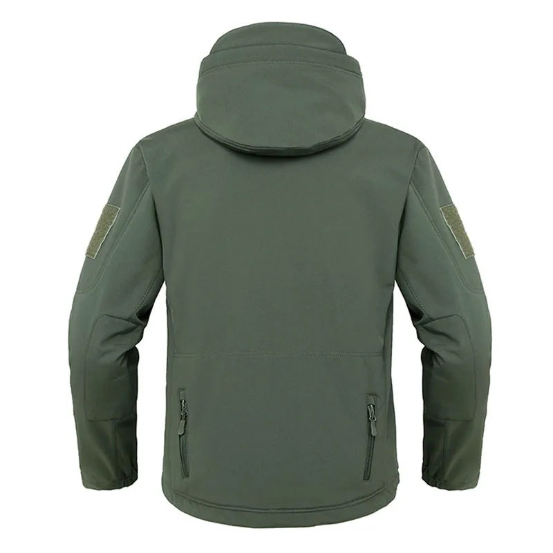 Veste de randonnée homme imperméable avec doublure polaire