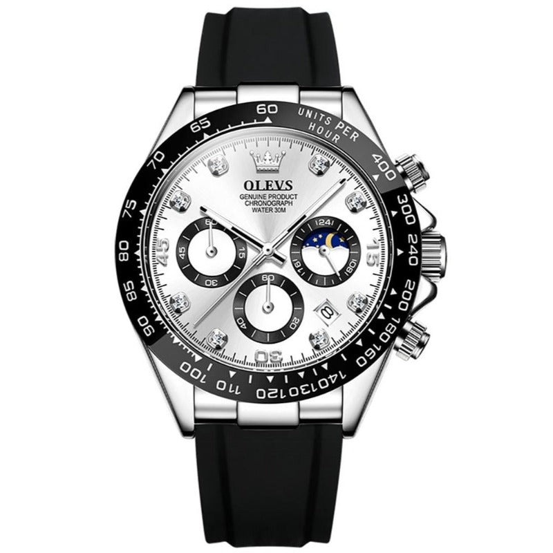 Montre Homme Élégante Acier Inoxydable