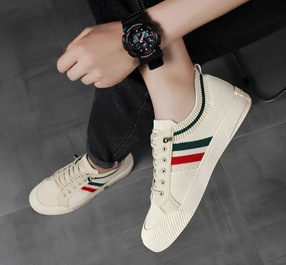 Baskets Homme Cuir de Luxe