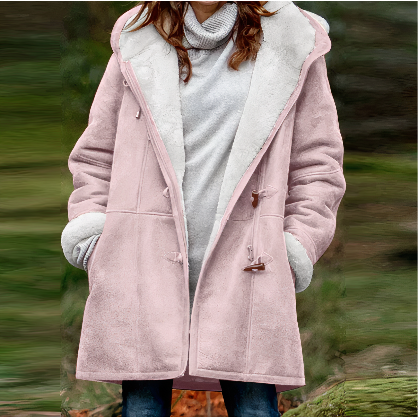 Manteau Femme Hiver Chic avec Fourrure Synthétique - PanierRoyale