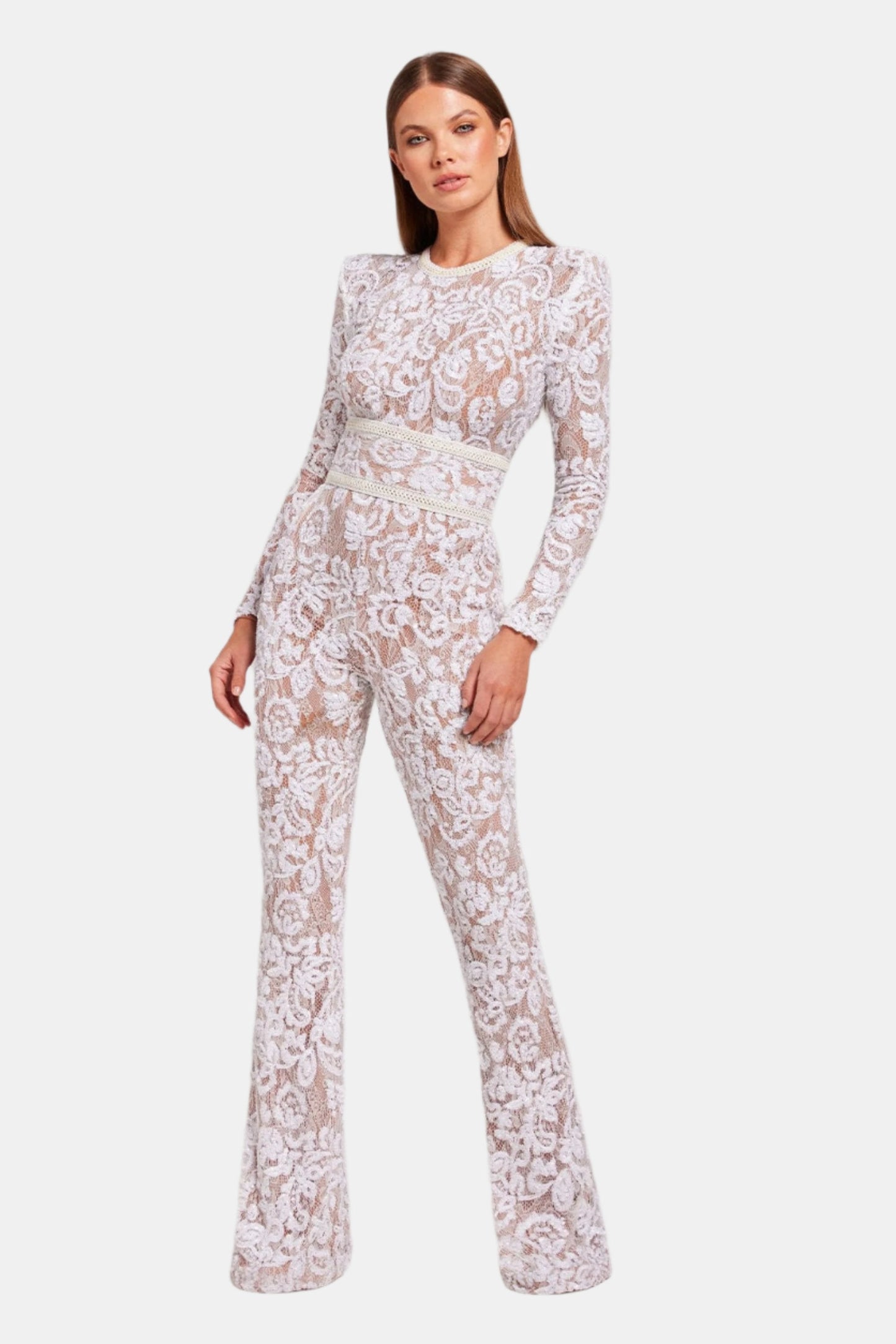 Robe femme élégante à manches longues col V