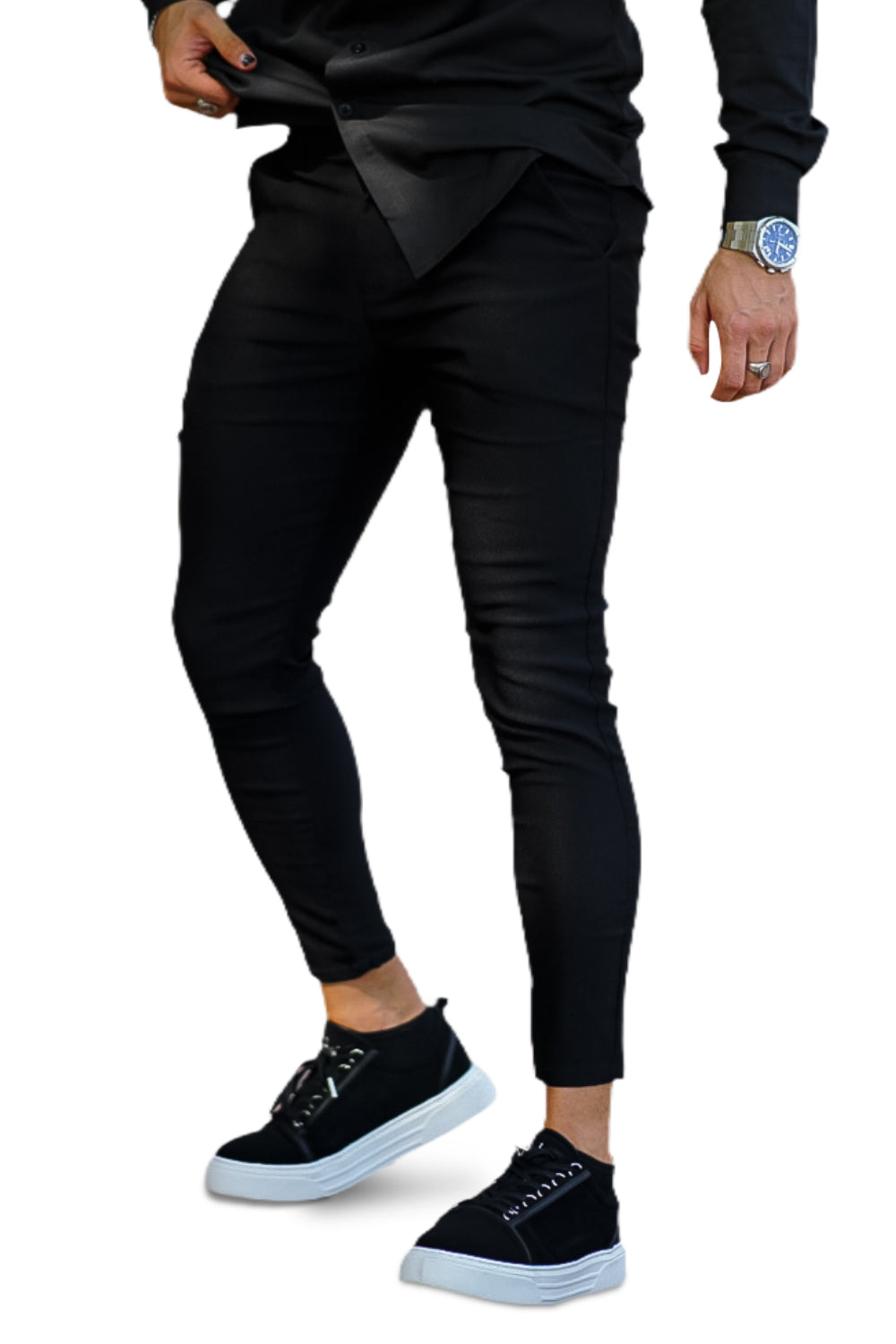 Pantalon Homme Classique en Tissu - BerlinGlamour