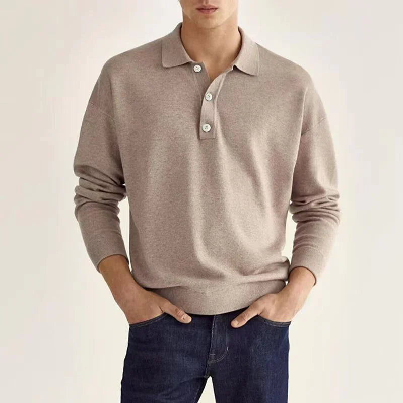 Polo Manche Longue Classique pour Homme - BerlinGlamour