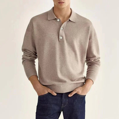 Polo Manche Longue Classique pour Homme - BerlinGlamour
