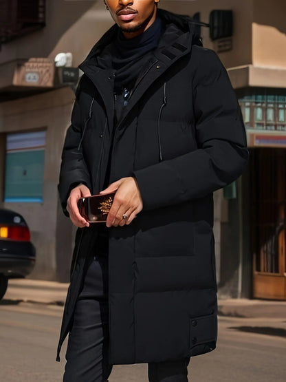 Doudoune Longue D'hiver Pour Homme | Avec Capuche