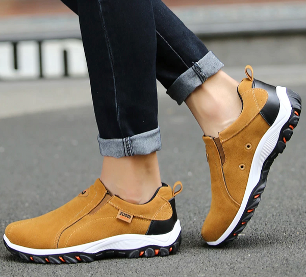 Baskets Running Homme Gris avec Semelle Antidérapante