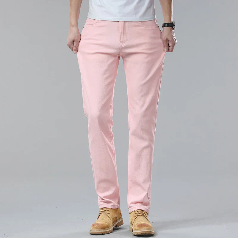 Jean Slim Fit Homme Denim Élégant