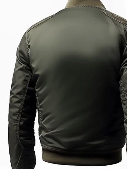 Blouson Homme Sport Cuir Noir